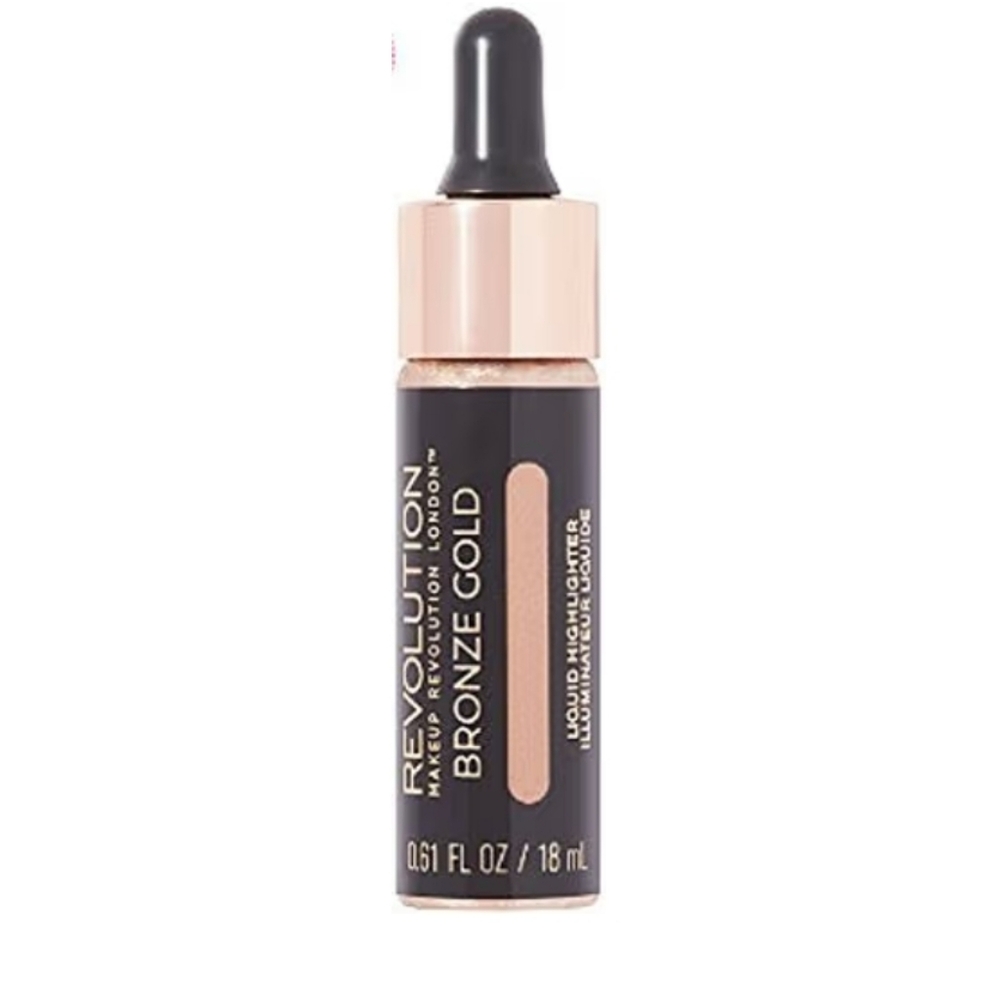 🛍3 FOR $20 DEAL! Makeup Revolution Liquid Highlighter in Bronze Gold